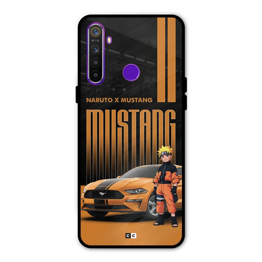 Vintage Car Boy Glass Back Case for Realme 5s