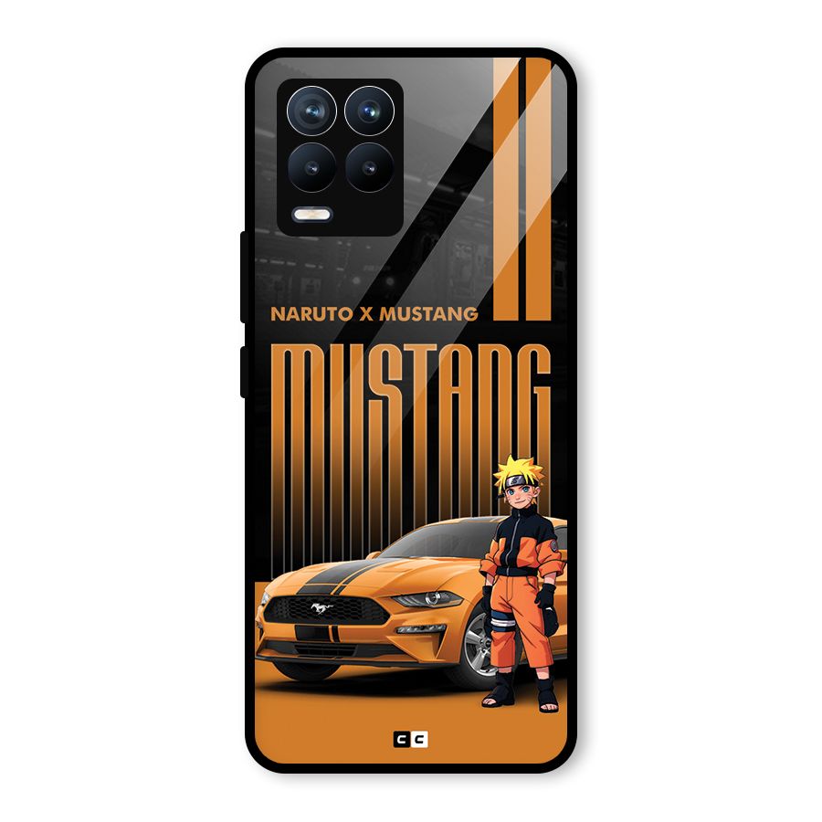 Vintage Car Boy Glass Back Case for Realme 8 Pro