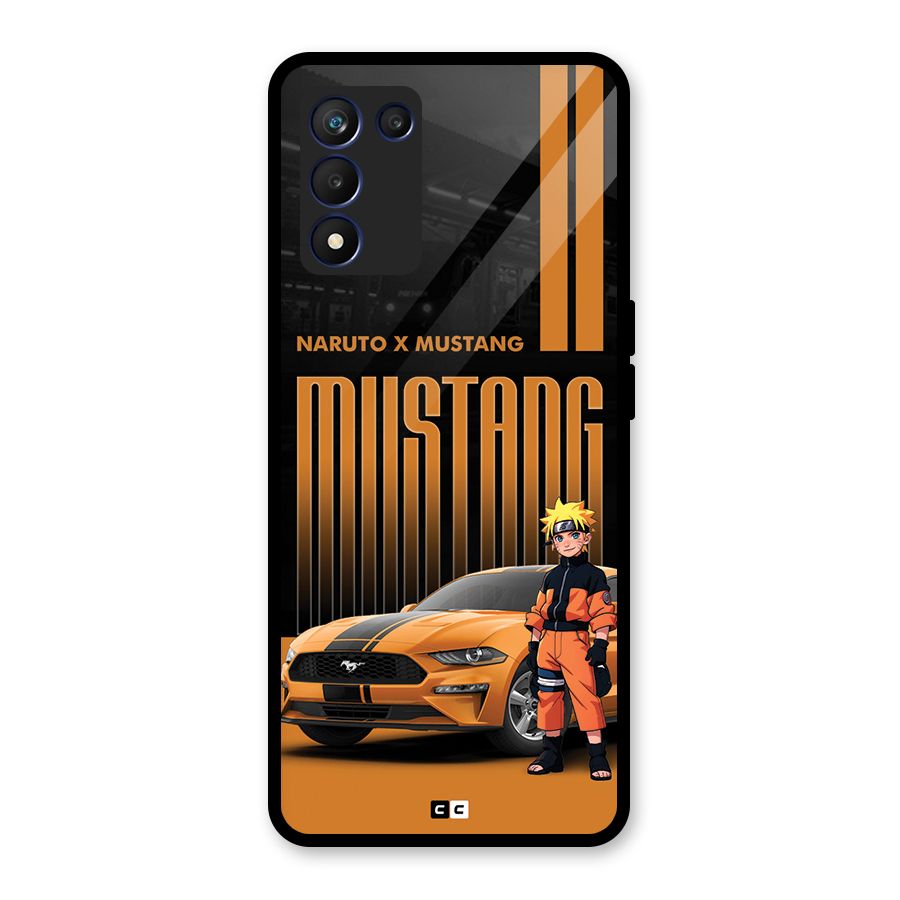 Vintage Car Boy Glass Back Case for Realme 9 5G Speed