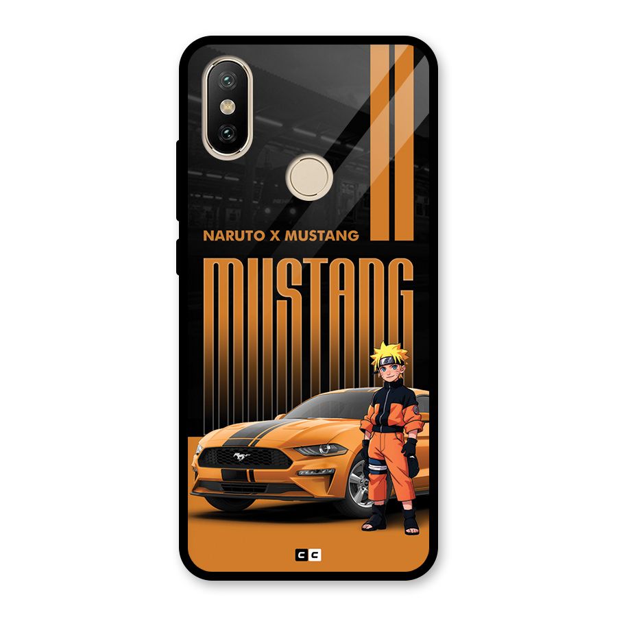 Vintage Car Boy Glass Back Case for Redmi A2