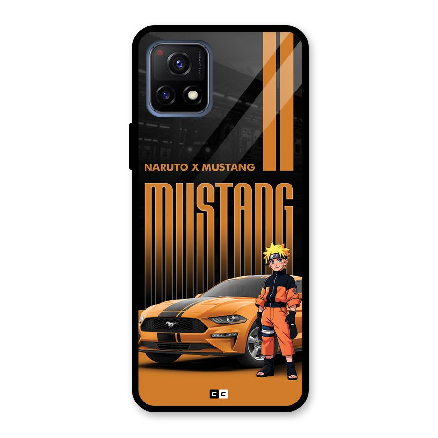 Vintage Car Boy Glass Back Case for Vivo Y72 5G