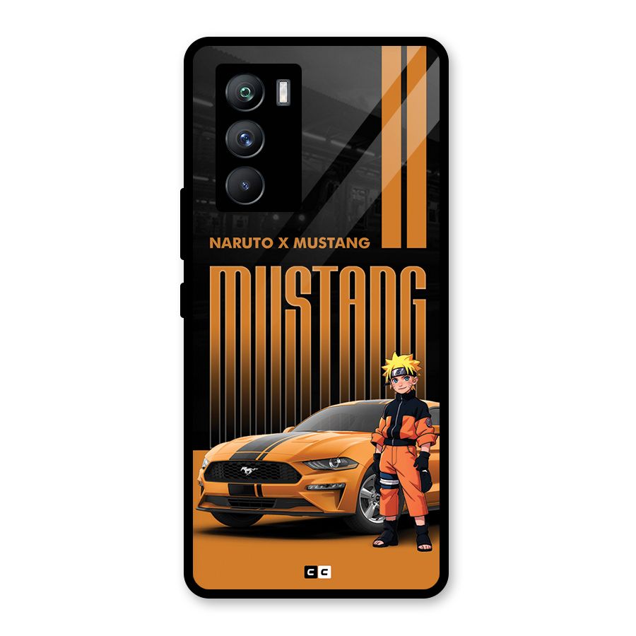 Vintage Car Boy Glass Back Case for Vivo iQOO 9 SE