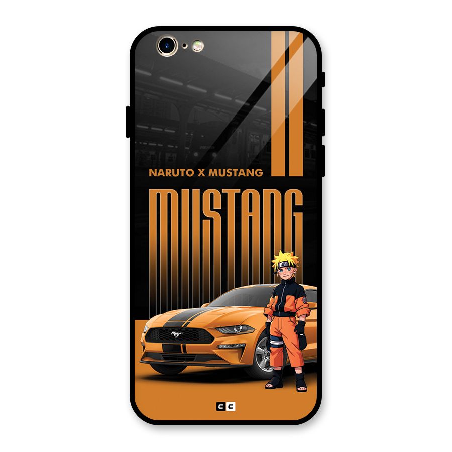 Vintage Car Boy Glass Back Case for iPhone 6 6S