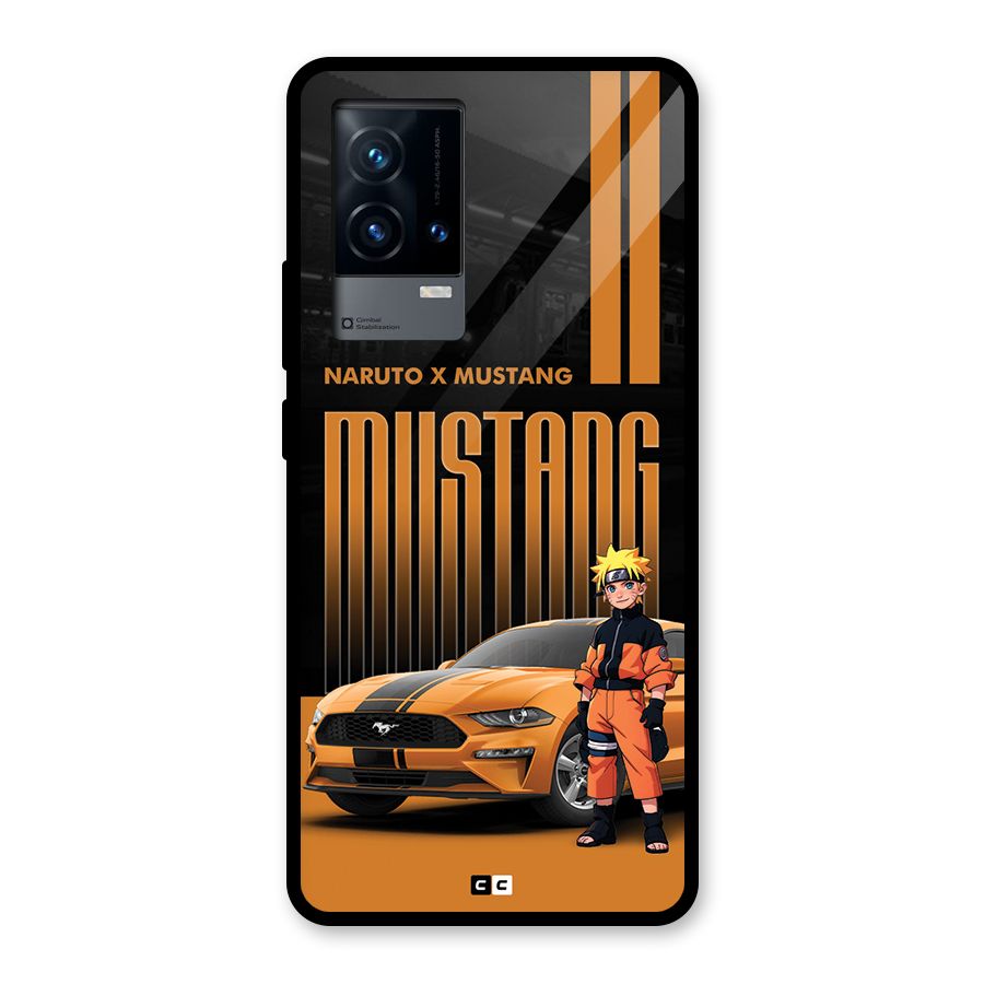 Vintage Car Boy Glass Back Case for iQOO 9 5G