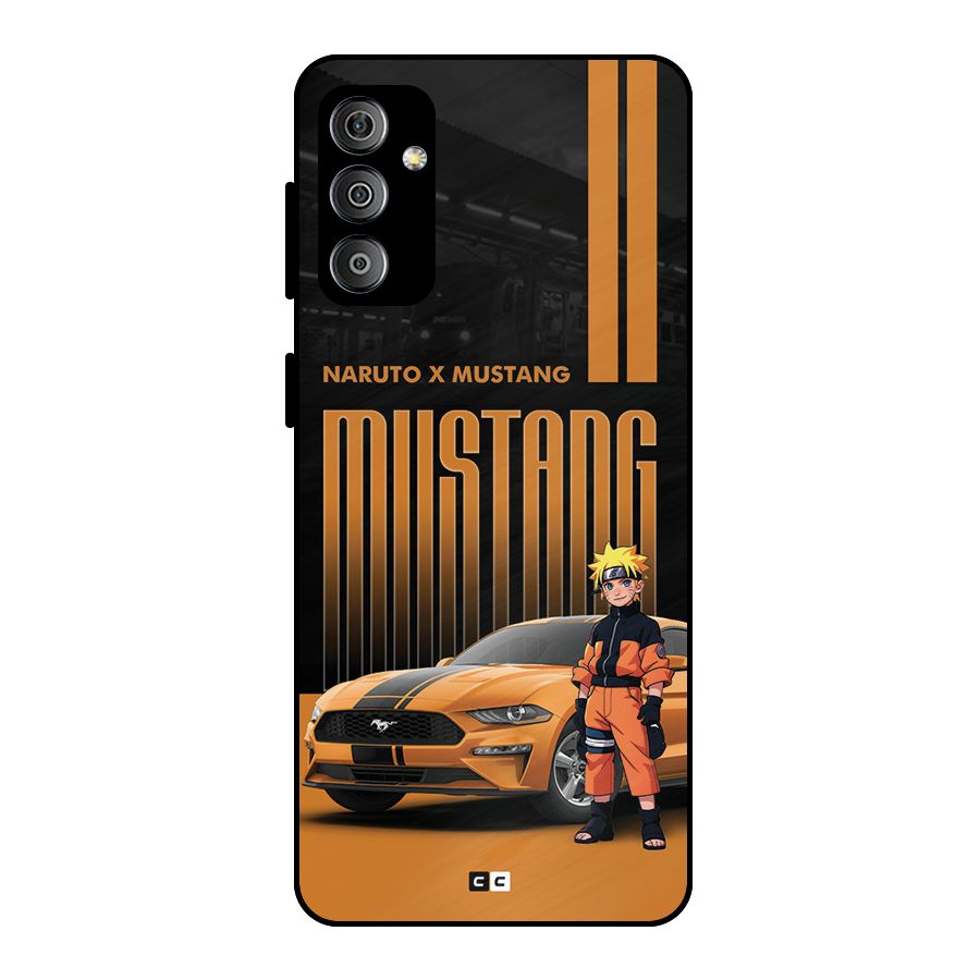 Vintage Car Boy Metal Back Case for Galaxy F23