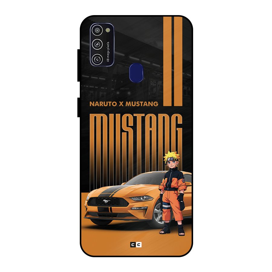 Vintage Car Boy Metal Back Case for Galaxy M30s