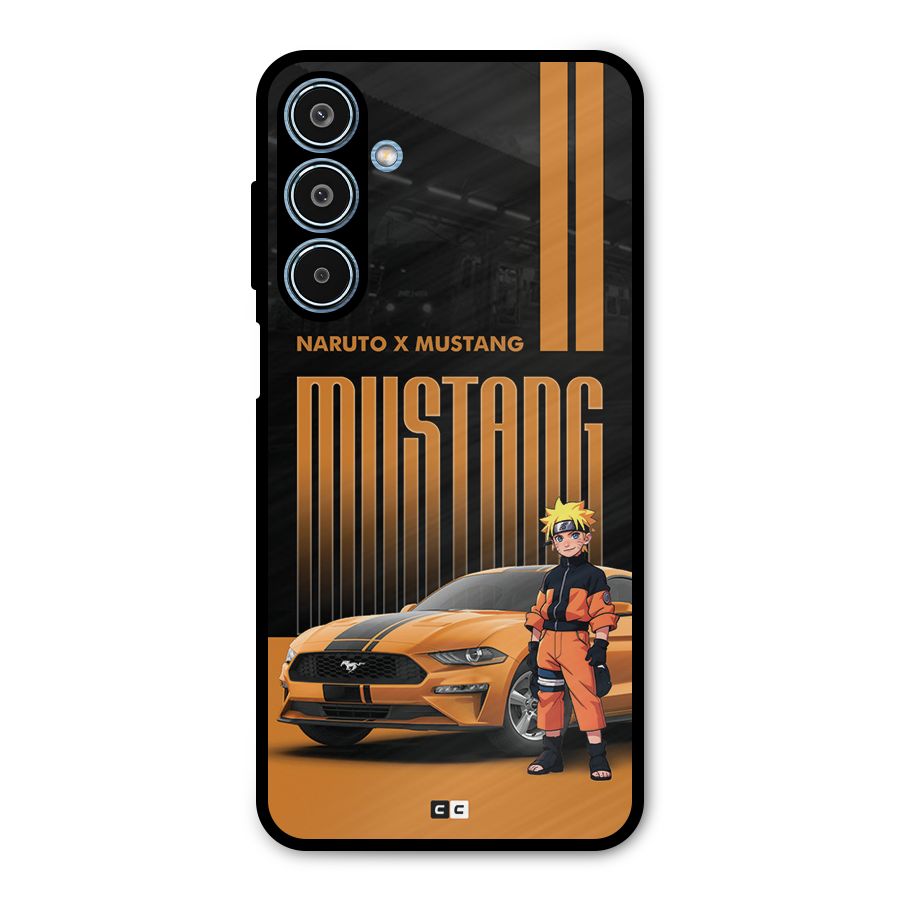 Vintage Car Boy Metal Back Case for Galaxy M35