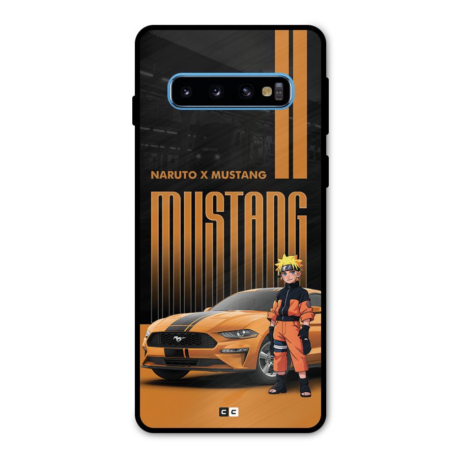 Vintage Car Boy Metal Back Case for Galaxy S10