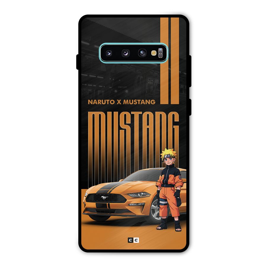 Vintage Car Boy Metal Back Case for Galaxy S10 Plus