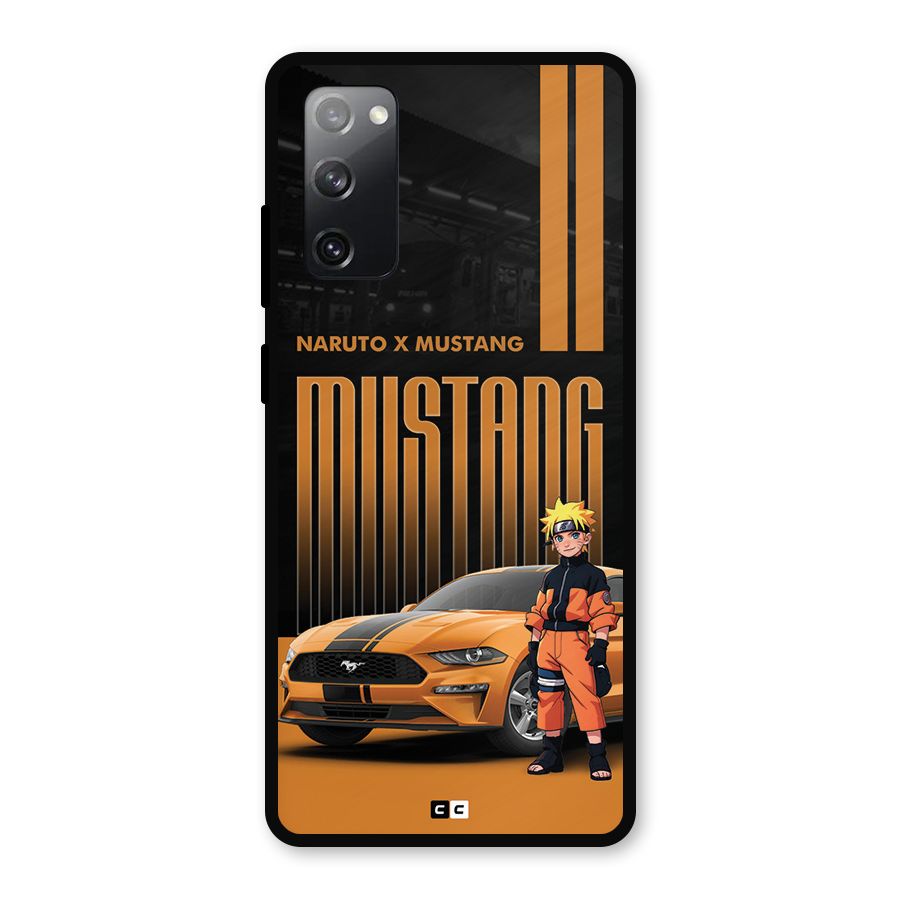 Vintage Car Boy Metal Back Case for Galaxy S20 FE 5G