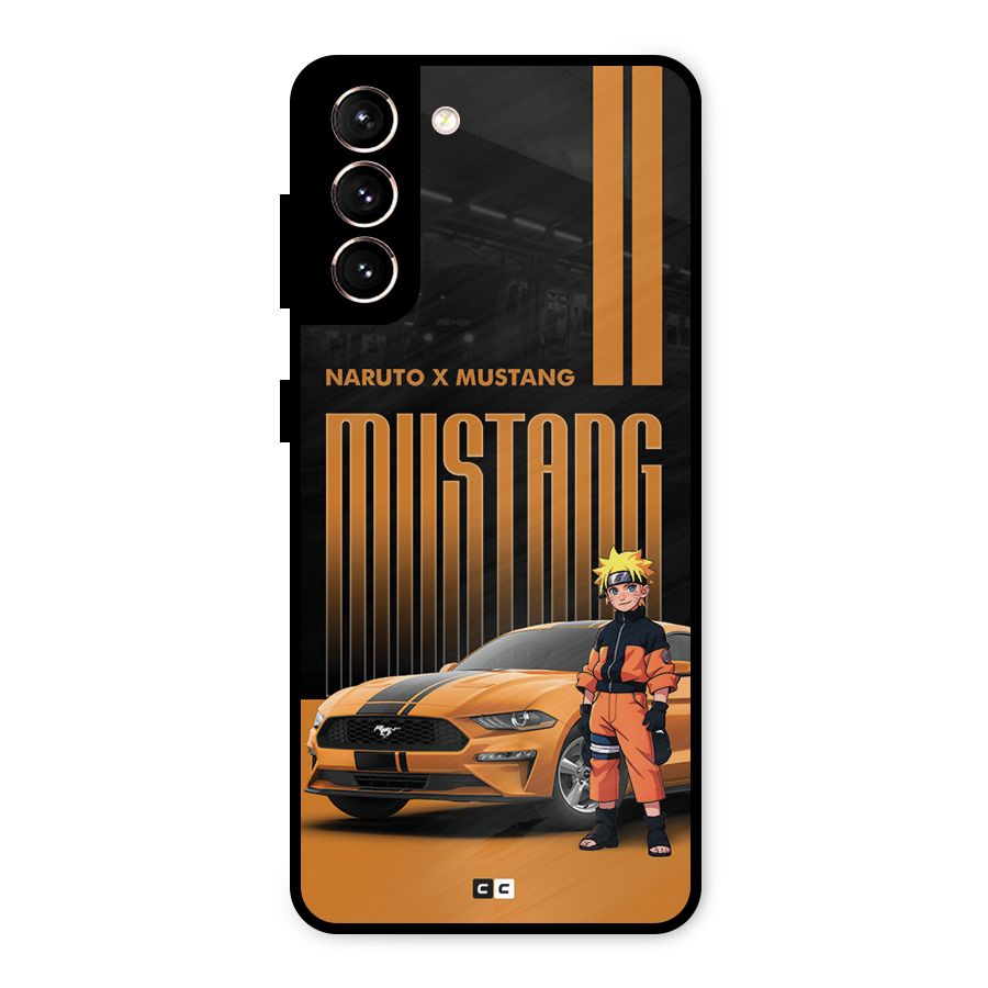 Vintage Car Boy Metal Back Case for Galaxy S21 5G