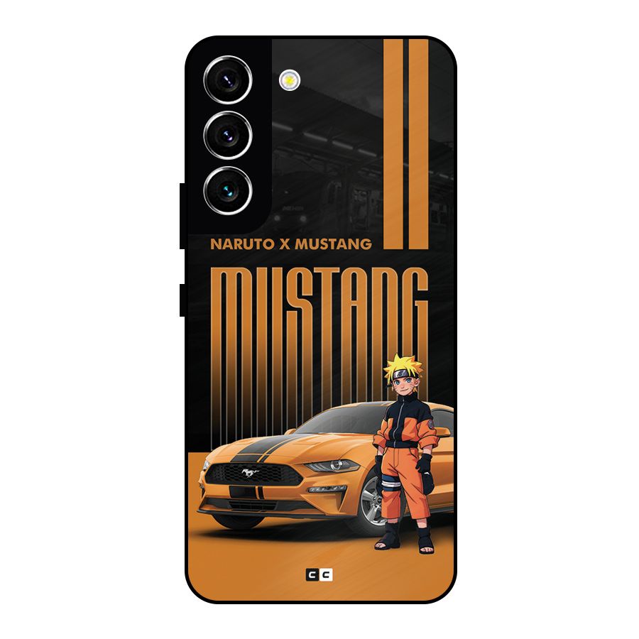 Vintage Car Boy Metal Back Case for Galaxy S22 5G