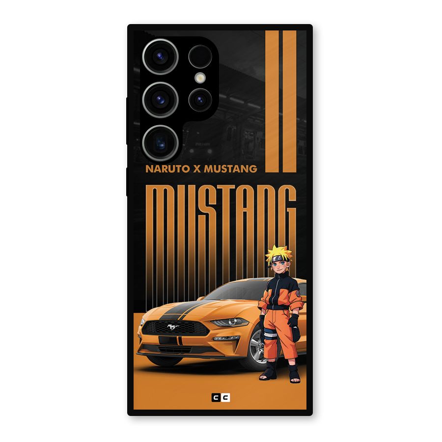 Vintage Car Boy Metal Back Case for Galaxy S23 Ultra