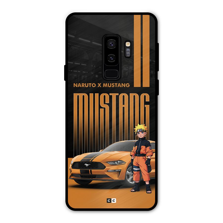 Vintage Car Boy Metal Back Case for Galaxy S9 Plus