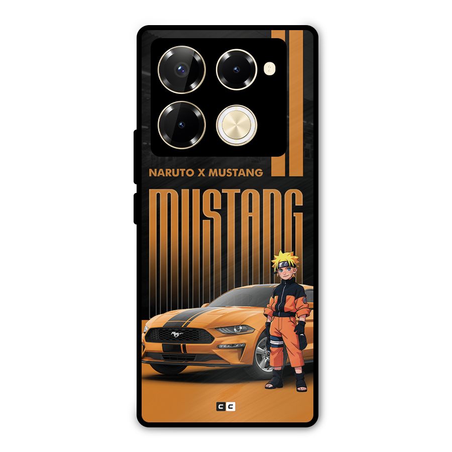 Vintage Car Boy Metal Back Case for Infinix Note 40 Pro Plus