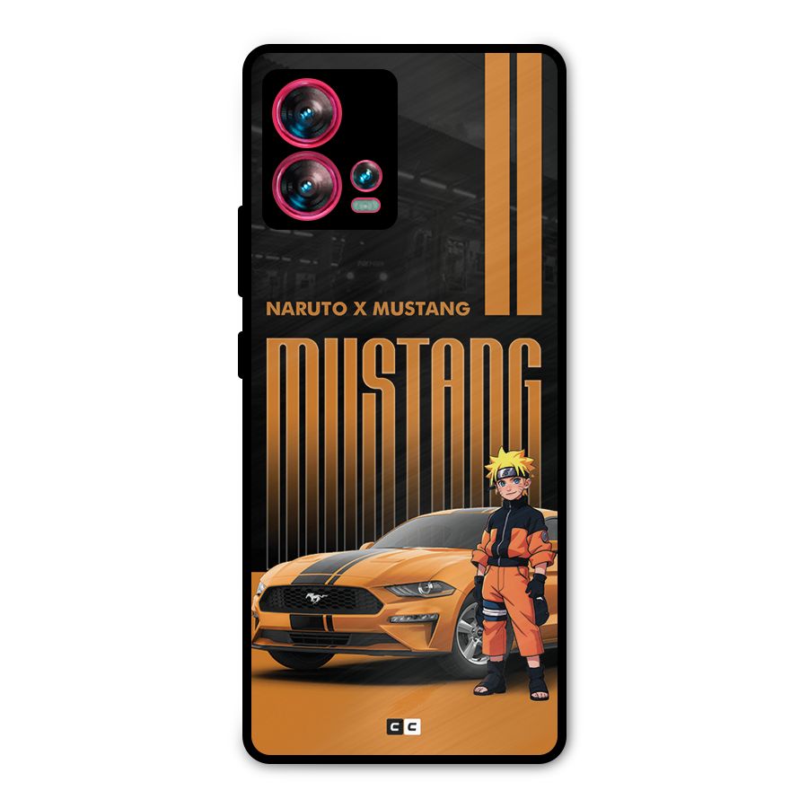 Vintage Car Boy Metal Back Case for Motorola Edge 30 Fusion