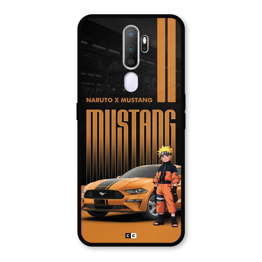 Vintage Car Boy Metal Back Case for Oppo A5 (2020)