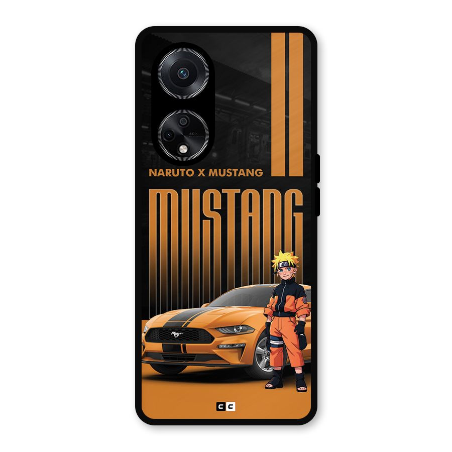 Vintage Car Boy Metal Back Case for Oppo F23