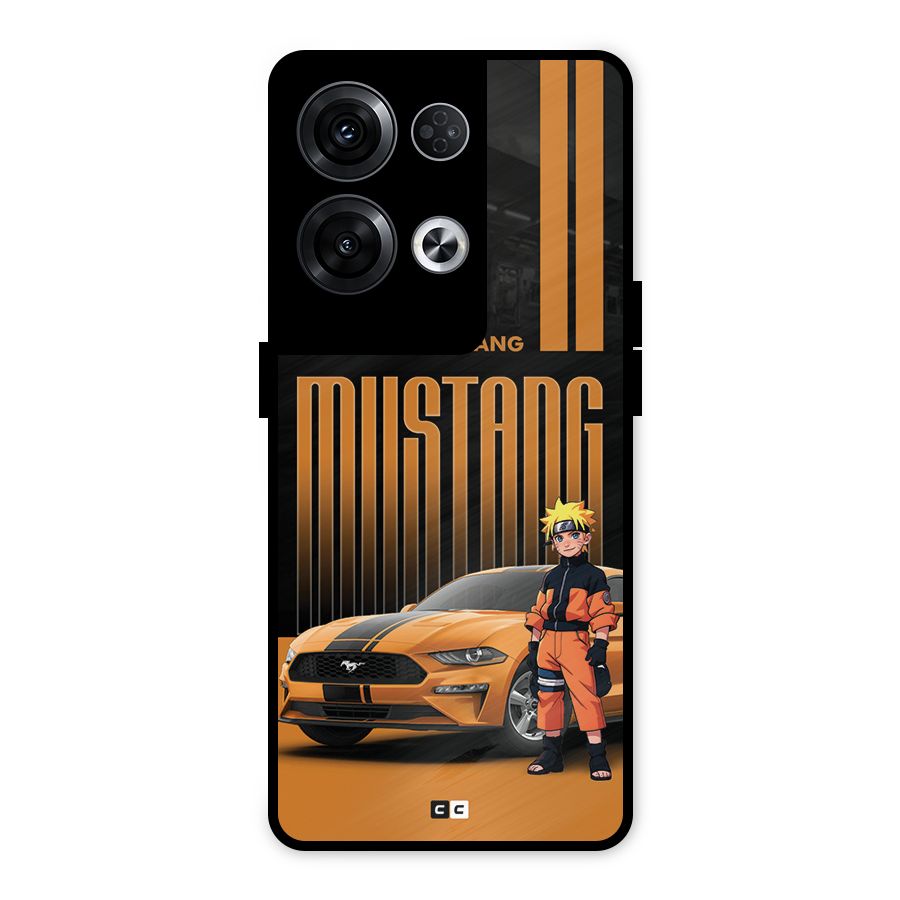 Vintage Car Boy Metal Back Case for Oppo Reno8 Pro 5G