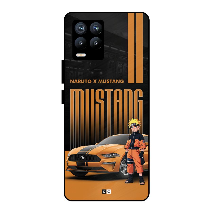 Vintage Car Boy Metal Back Case for Realme 8