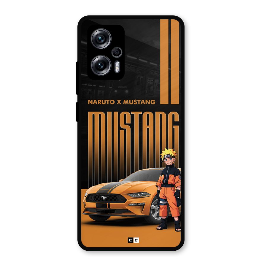 Vintage Car Boy Metal Back Case for Redmi K50i