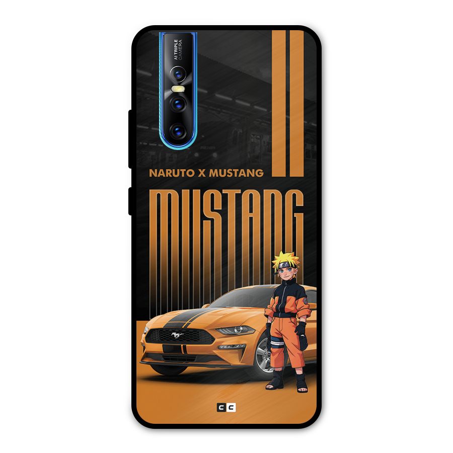 Vintage Car Boy Metal Back Case for Vivo V15 Pro