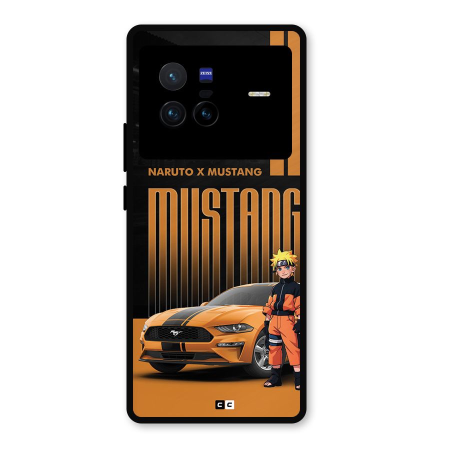 Vintage Car Boy Metal Back Case for Vivo X80