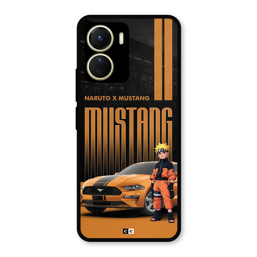 Vintage Car Boy Metal Back Case for Vivo Y56