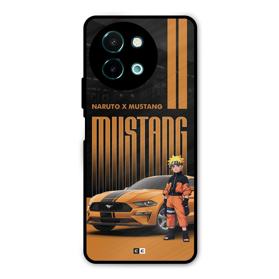 Vintage Car Boy Metal Back Case for Vivo Y58