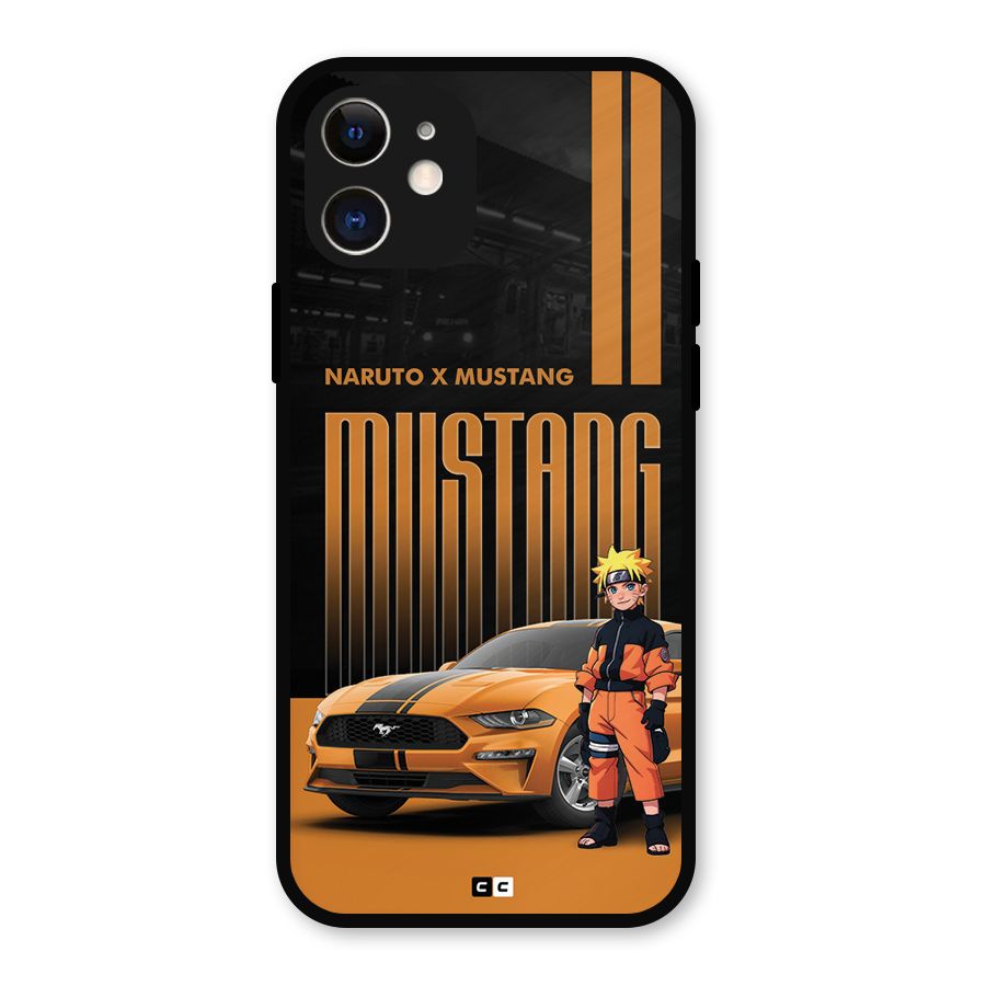 Vintage Car Boy Metal Back Case for iPhone 12