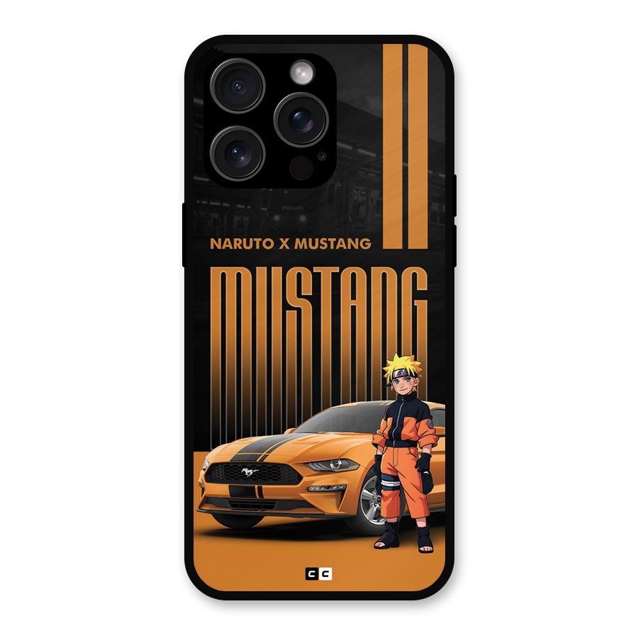 Vintage Car Boy Metal Back Case for iPhone 15 Pro Max