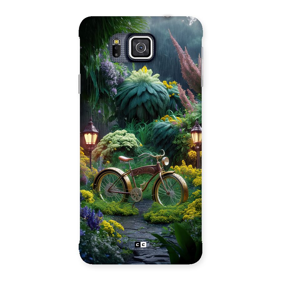 Vintage Cycle In Garden Back Case for Galaxy Alpha