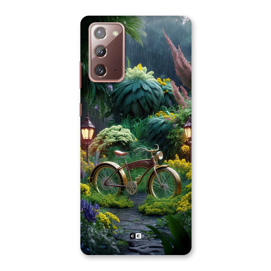 Vintage Cycle In Garden Back Case for Galaxy Note 20