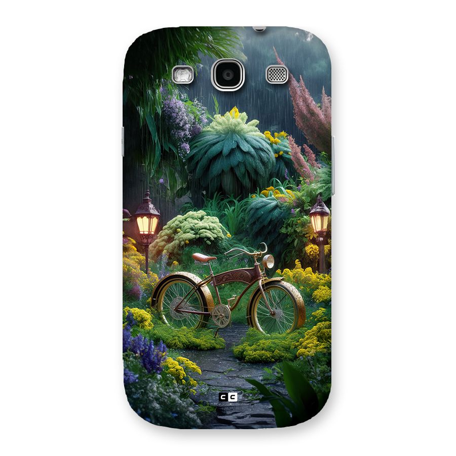 Vintage Cycle In Garden Back Case for Galaxy S3 Neo