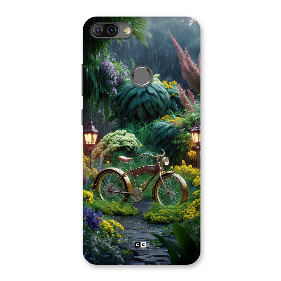 Vintage Cycle In Garden Back Case for Infinix Hot 6 Pro