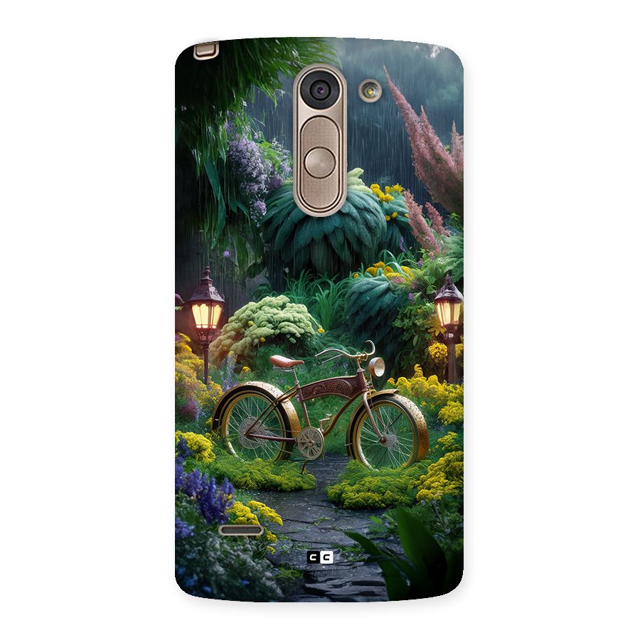 Vintage Cycle In Garden Back Case for LG G3 Stylus