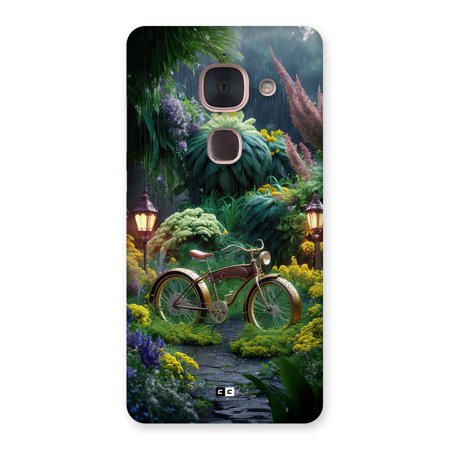 Vintage Cycle In Garden Back Case for Le Max 2