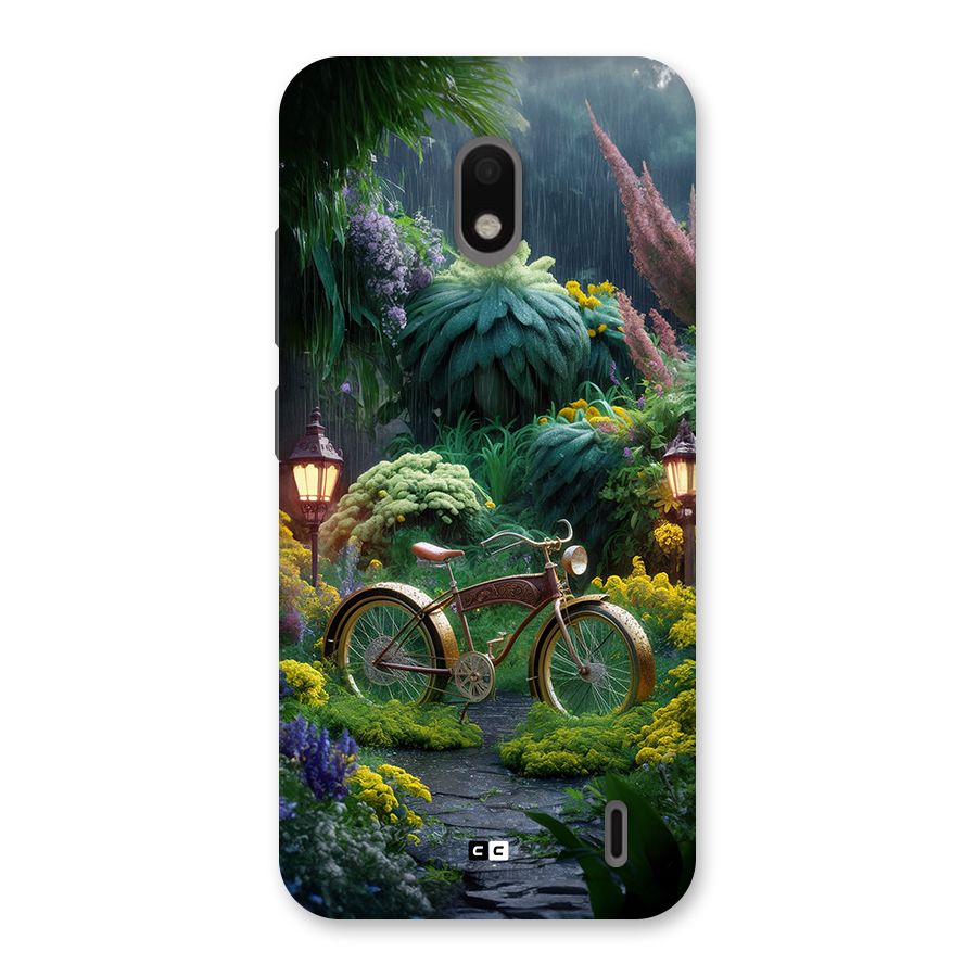 Vintage Cycle In Garden Back Case for Nokia 2.2