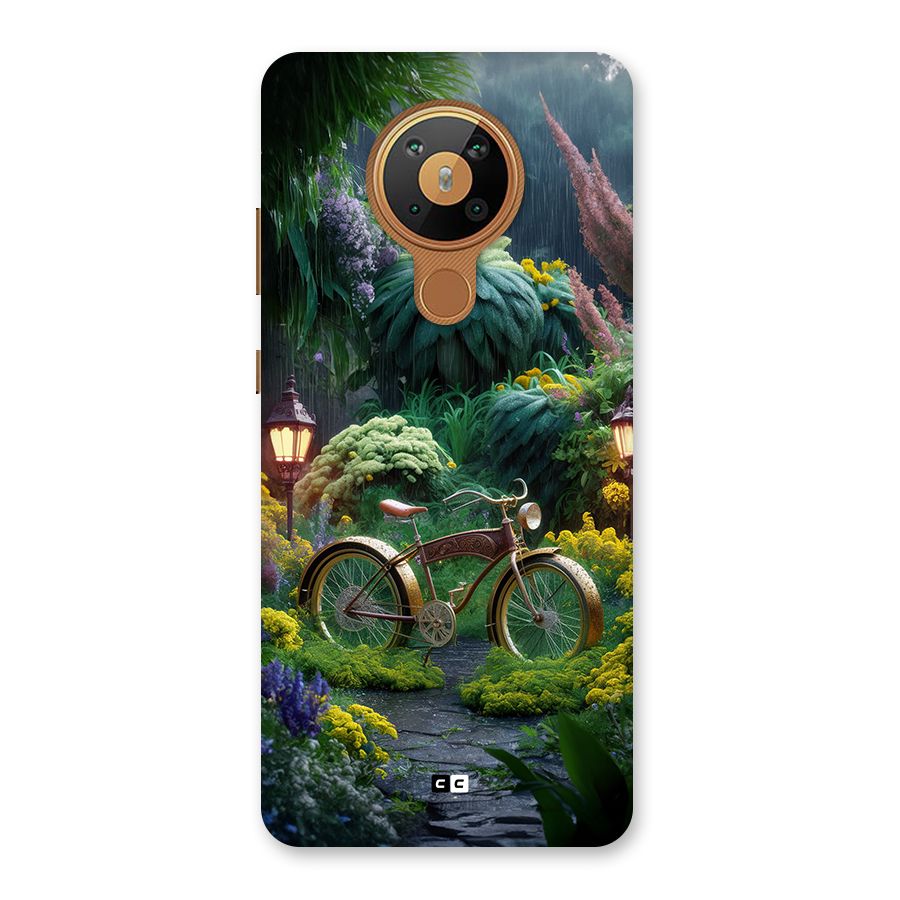 Vintage Cycle In Garden Back Case for Nokia 5.3