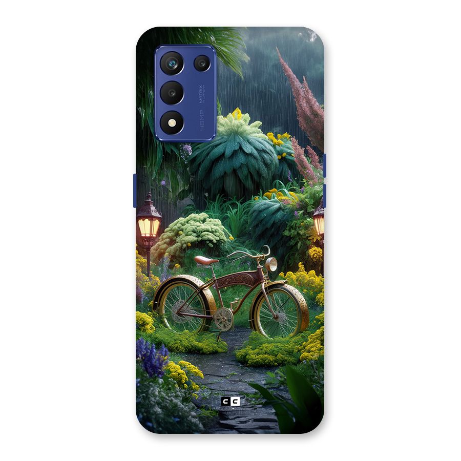 Vintage Cycle In Garden Back Case for Realme 9 5G Speed