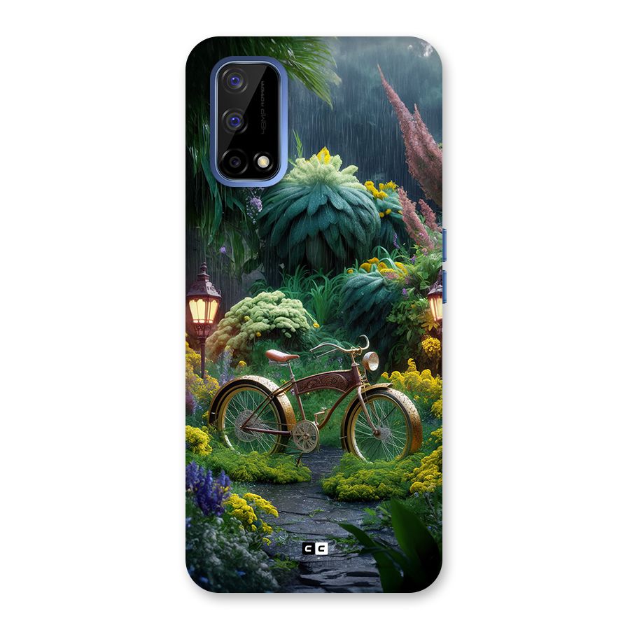 Vintage Cycle In Garden Back Case for Realme Narzo 30 Pro