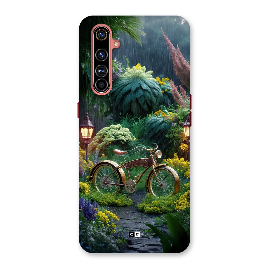Vintage Cycle In Garden Back Case for Realme X50 Pro