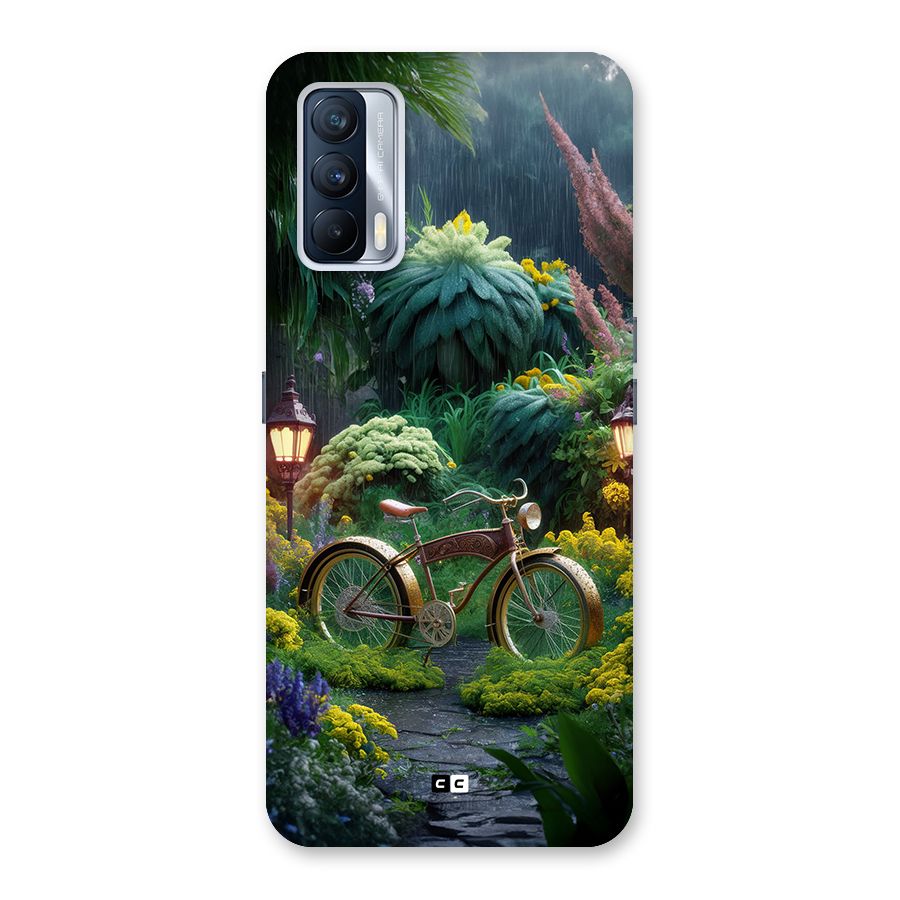 Vintage Cycle In Garden Back Case for Realme X7