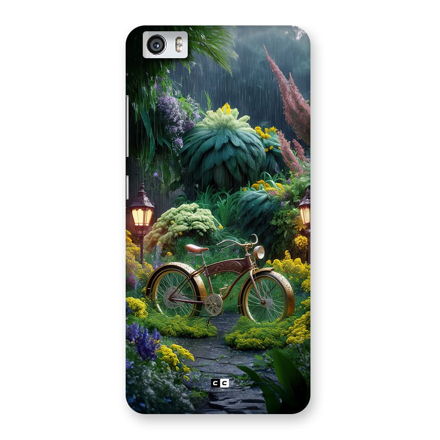 Vintage Cycle In Garden Back Case for Redmi Mi 5
