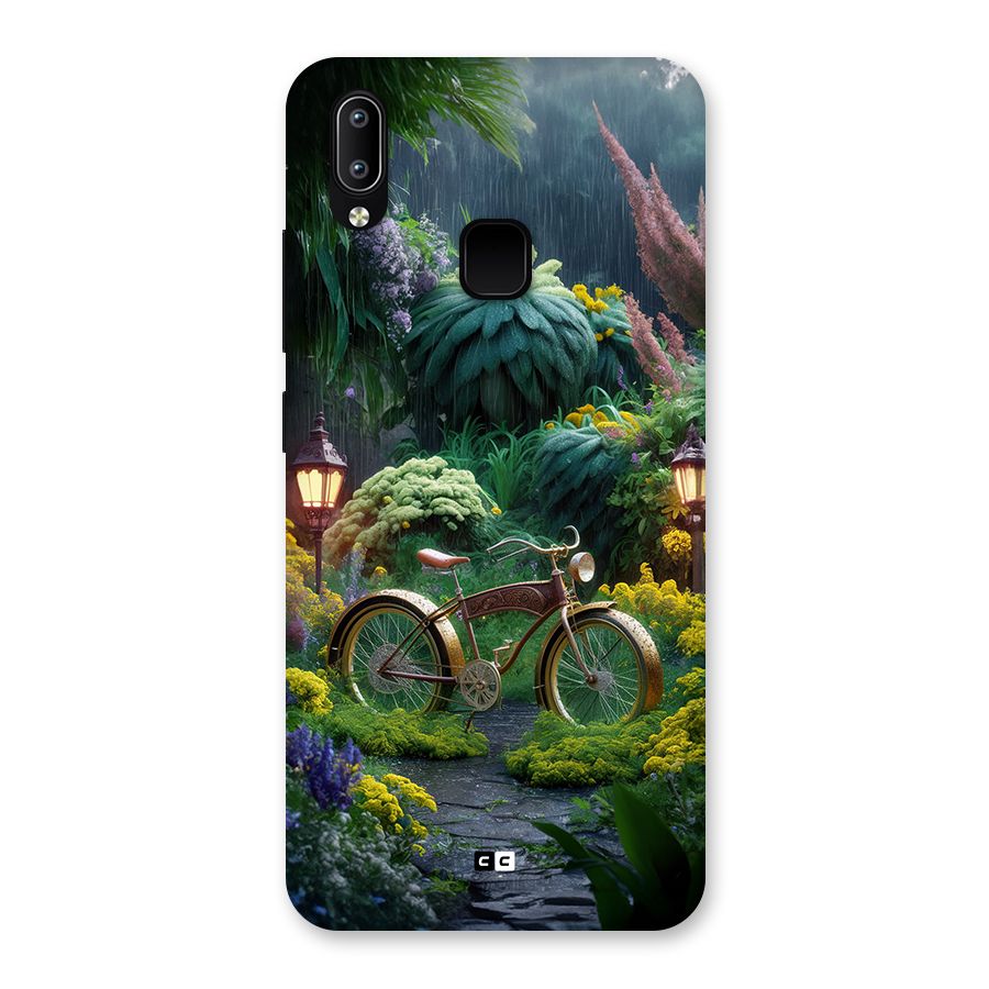 Vintage Cycle In Garden Back Case for Vivo Y93