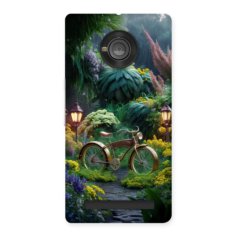 Vintage Cycle In Garden Back Case for Yunique