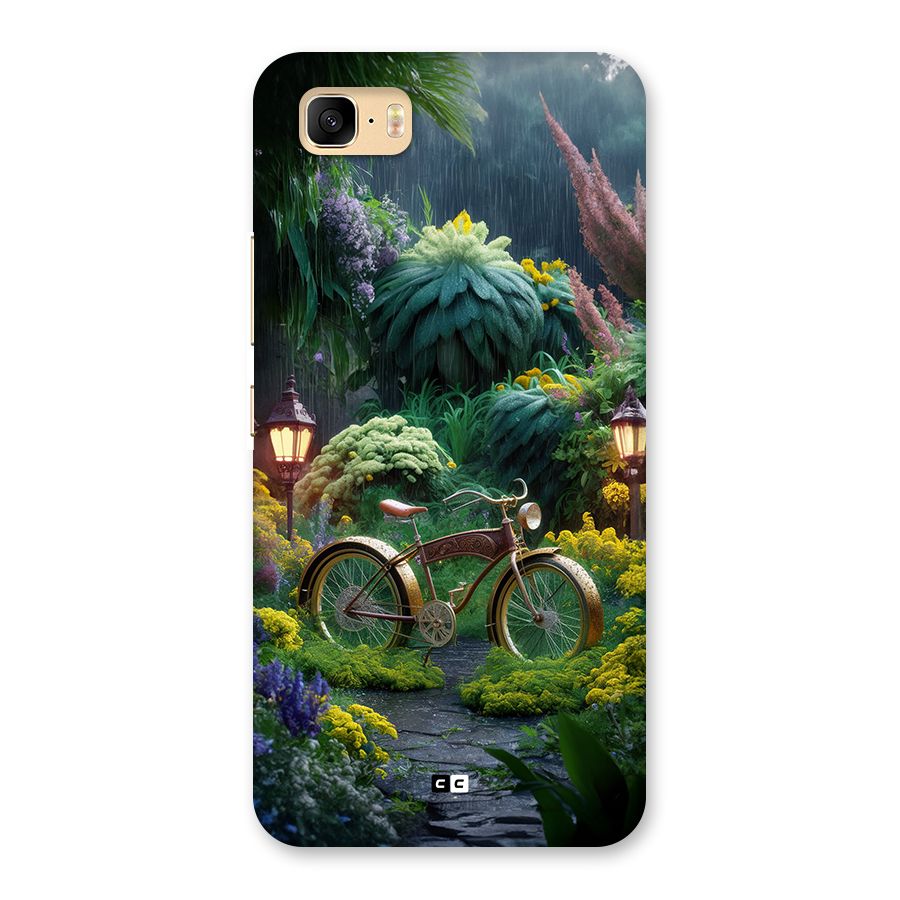 Vintage Cycle In Garden Back Case for Zenfone 3s Max