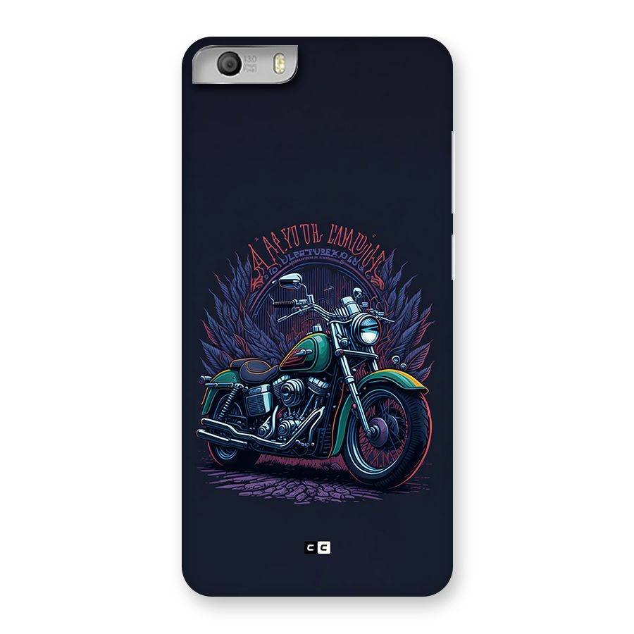 Vintage Desi Bike Back Case for Canvas Knight 2