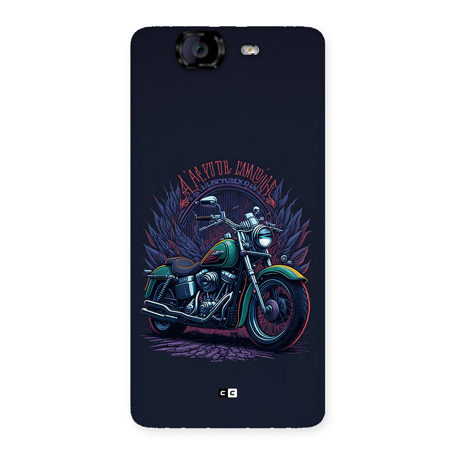 Vintage Desi Bike Back Case for Canvas Knight A350