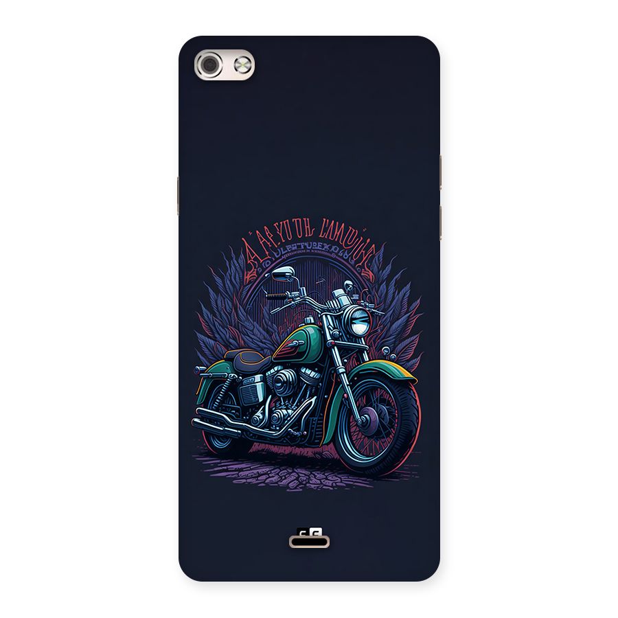 Vintage Desi Bike Back Case for Canvas Silver 5